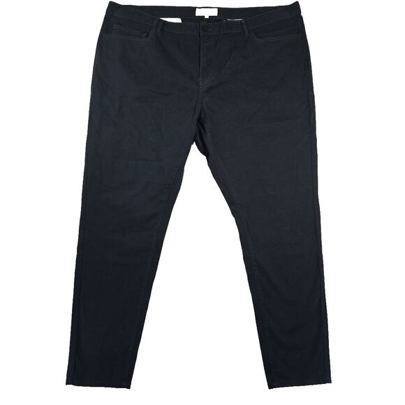 Dapper Boi Chino Slim Premium Pants Stretch Unisex Size 48x31 Navy Preppy - Picture 1 of 8